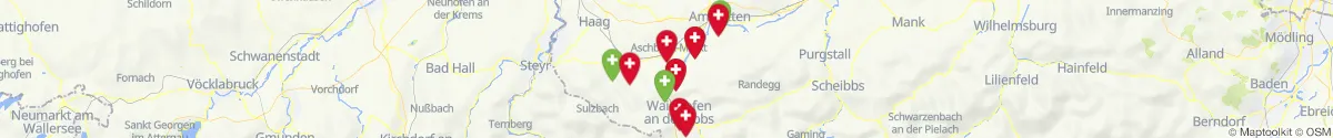 Map view for Pharmacies emergency services nearby Sonntagberg (Amstetten, Niederösterreich)